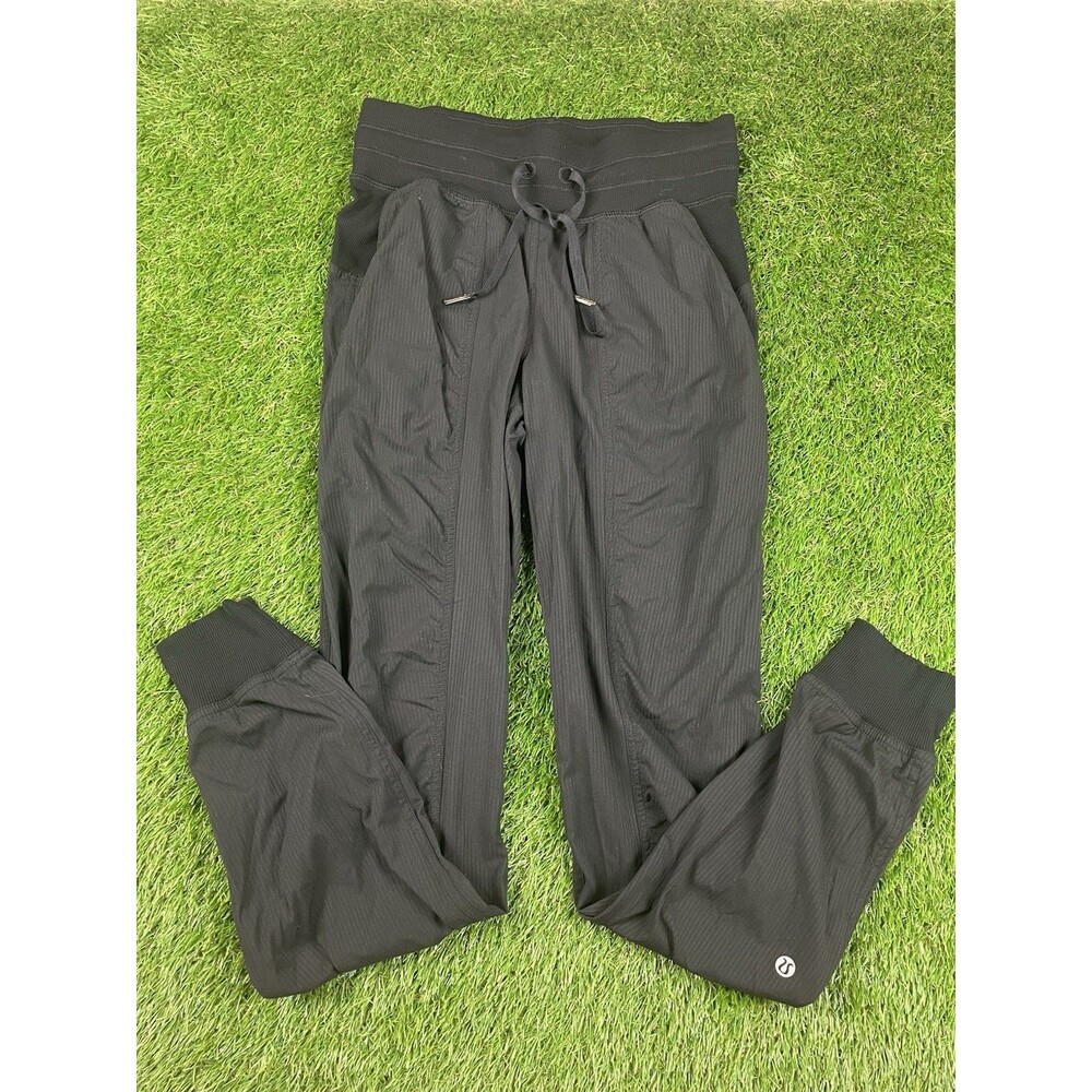 Lululemon Dance Studio Mid Rise Jogger 28" Drawstring Black size 2
